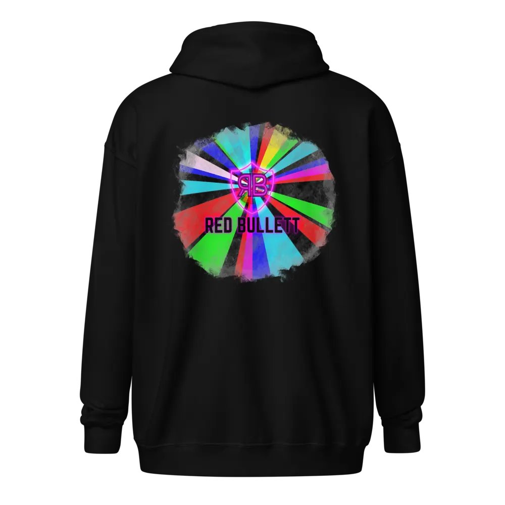 Red Bullett Tricolor Zip-Up Hoodie product image (2)