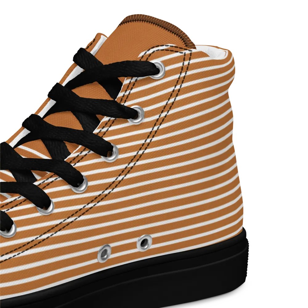 BBG Tan Pattern High Tops - Black Soles product image (10)