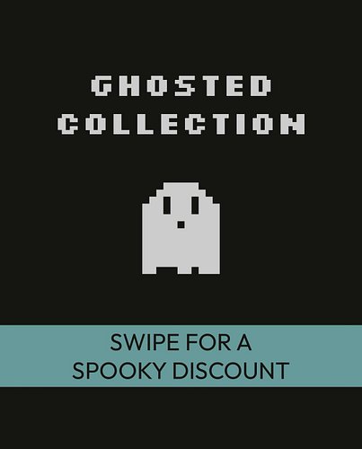 Is there anything spookier than getting “ghosted”? | View the whole collection here: https://classic-cookie-gaming-shop.fourt...