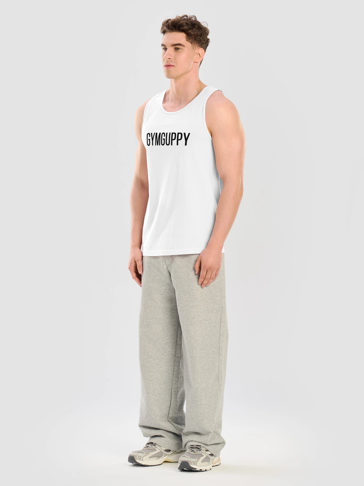 GYMGUPPY Tank (Black Text) product image (5)