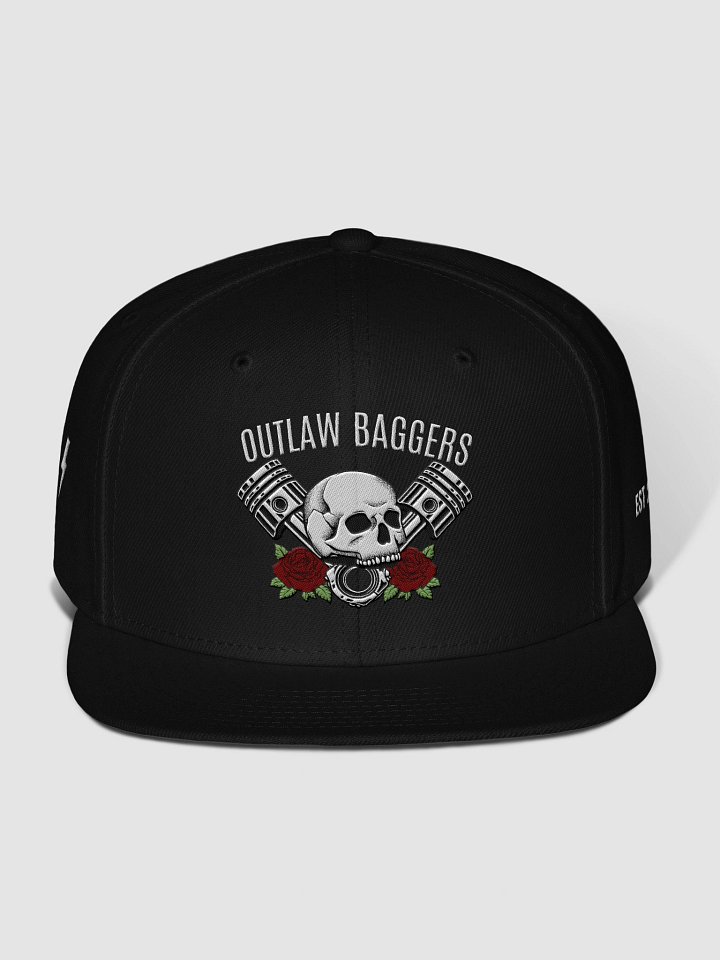 Rose Snap Back Flat Bill Hat product image (1)