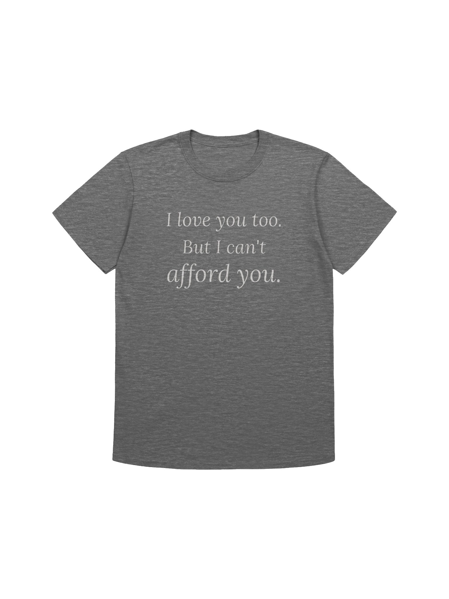 I Love You Too — primalbeet Script Statement Tee product image (1)