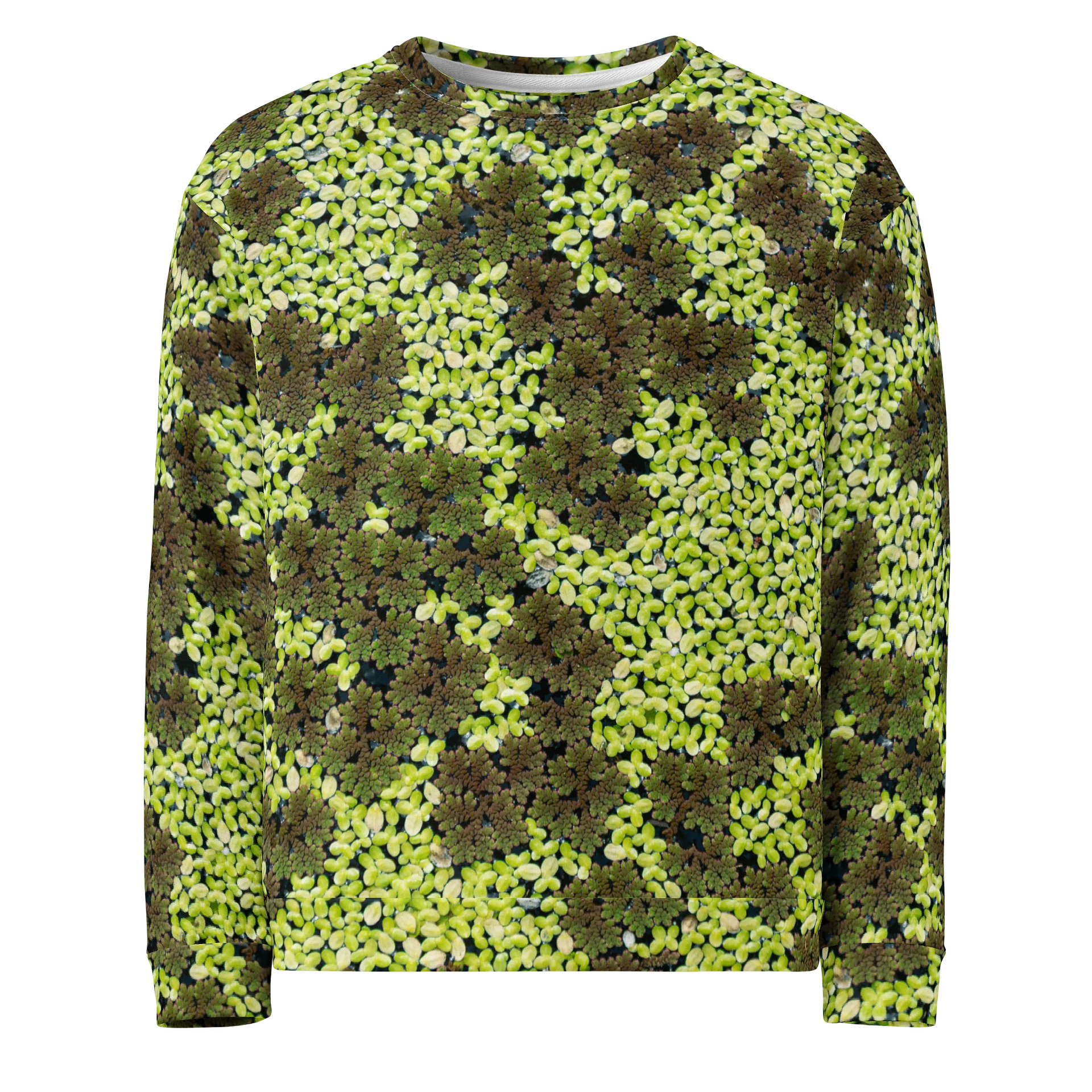 Verdant Life Unisex All-Over Print Recycled Lush Foliage Sweatshirt product image (1)