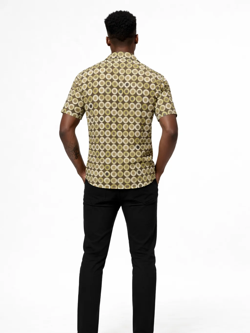 Breezy Tropics Recycled Hawaiian Shirt for Men – Lightweight Tropical Button-Up Summer Shirt product image (2)