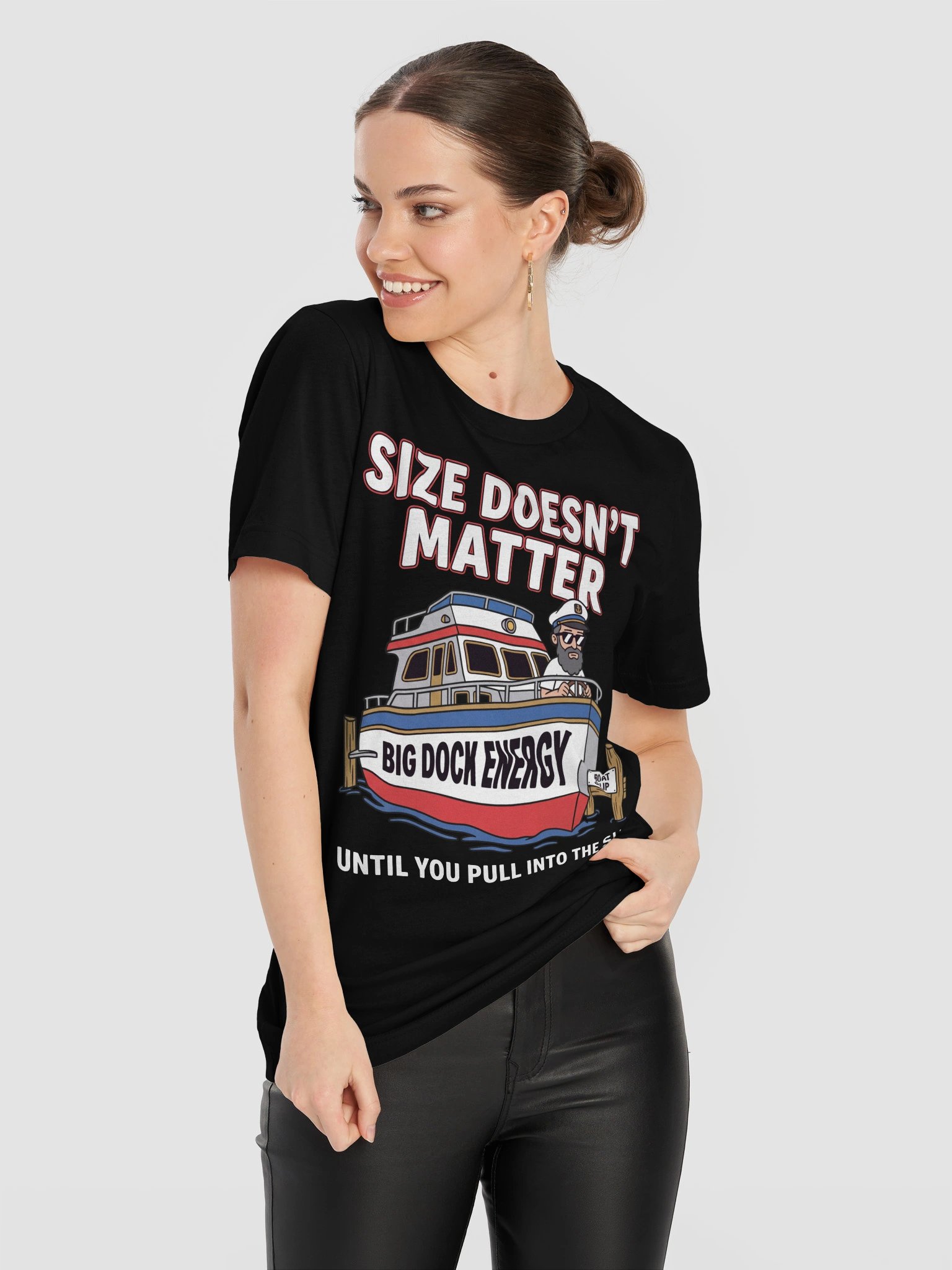 Size Doesn't Matter Until You Pull Into The Slip T-Shirt product image (25)