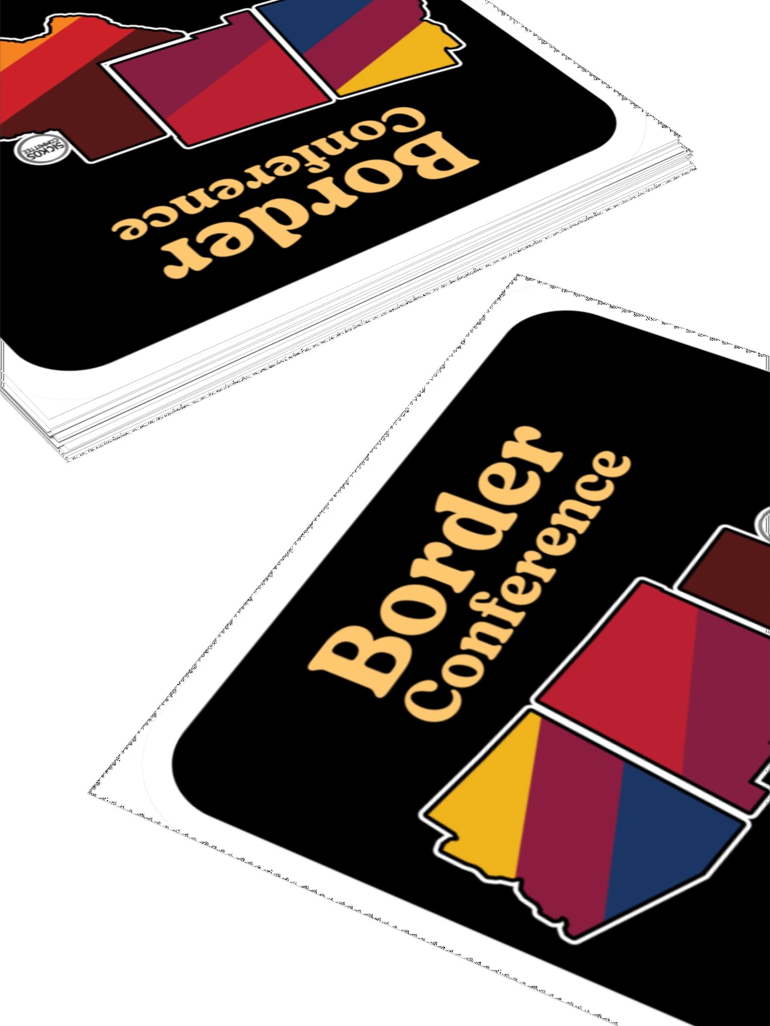 Border Conference Sticker (3 Sizes) | The Sickos Committee