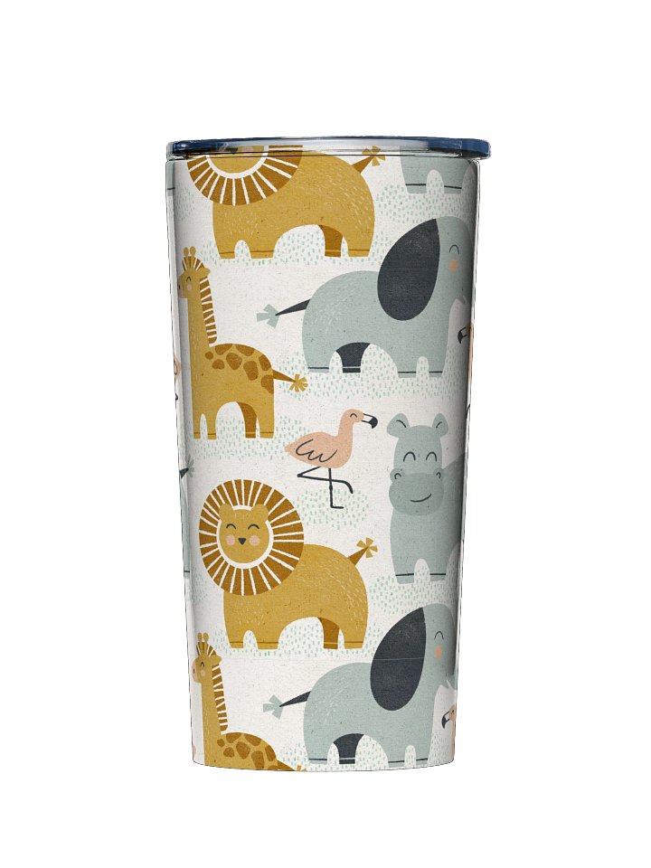 Retro Jungle Animals 20oz Stainless Steel Tumbler product image (1)
