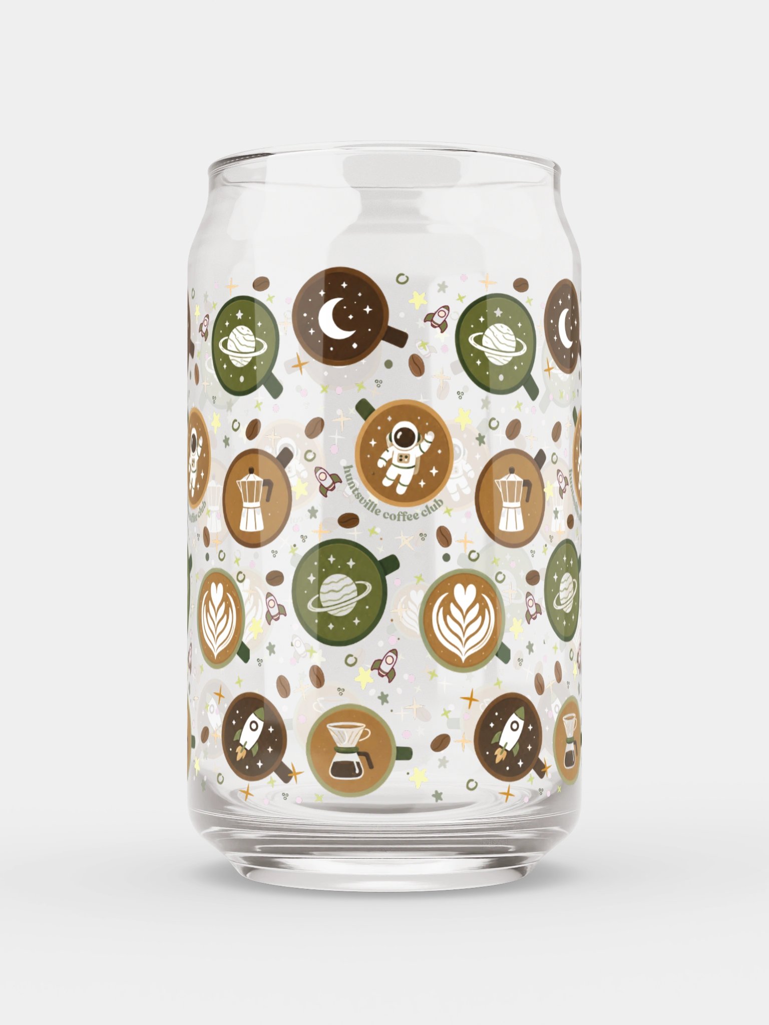HuntsvilleCoffeeClub Can Glass product image (1)