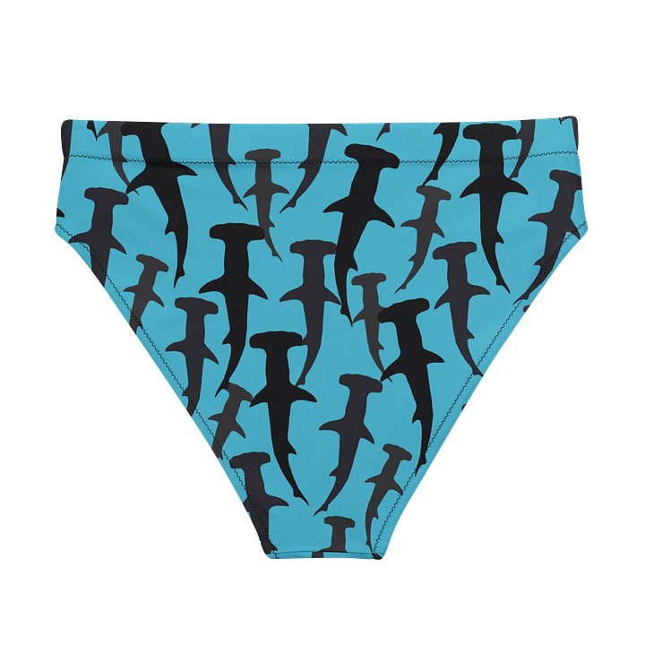 Hammerhead Sharks - Clear Ocean - Recycled Polyester - High Waisted Bikini Bottom product image (2)