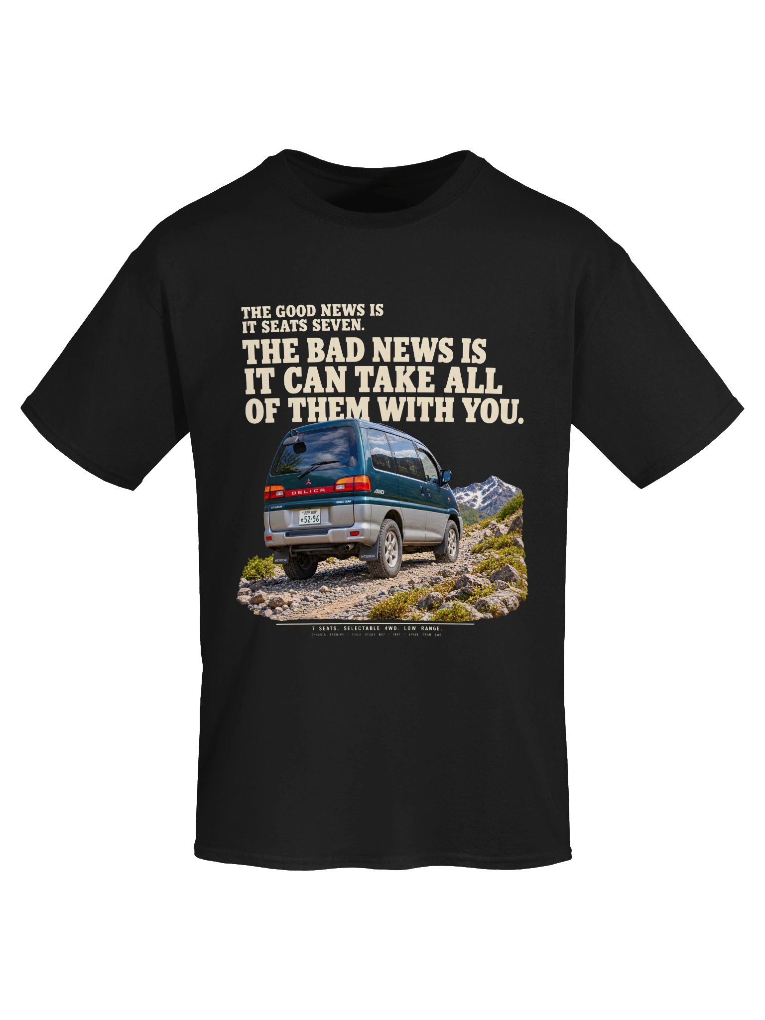 Take Everyone: 1997 Mitsubishi Delica Space Gear 4WD Tee product image (34)