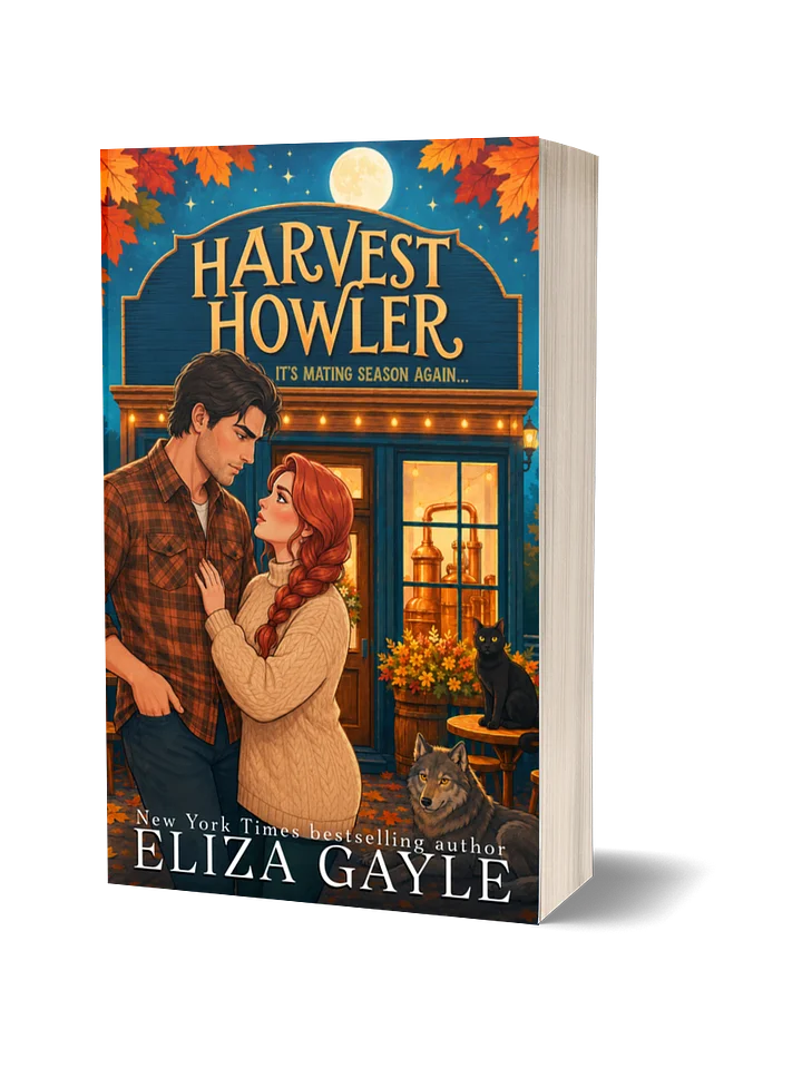 Harvest Howler by Eliza Gayle (Cozy Witch and Wolf Shifter Romance) Signed Paperback product image (1)