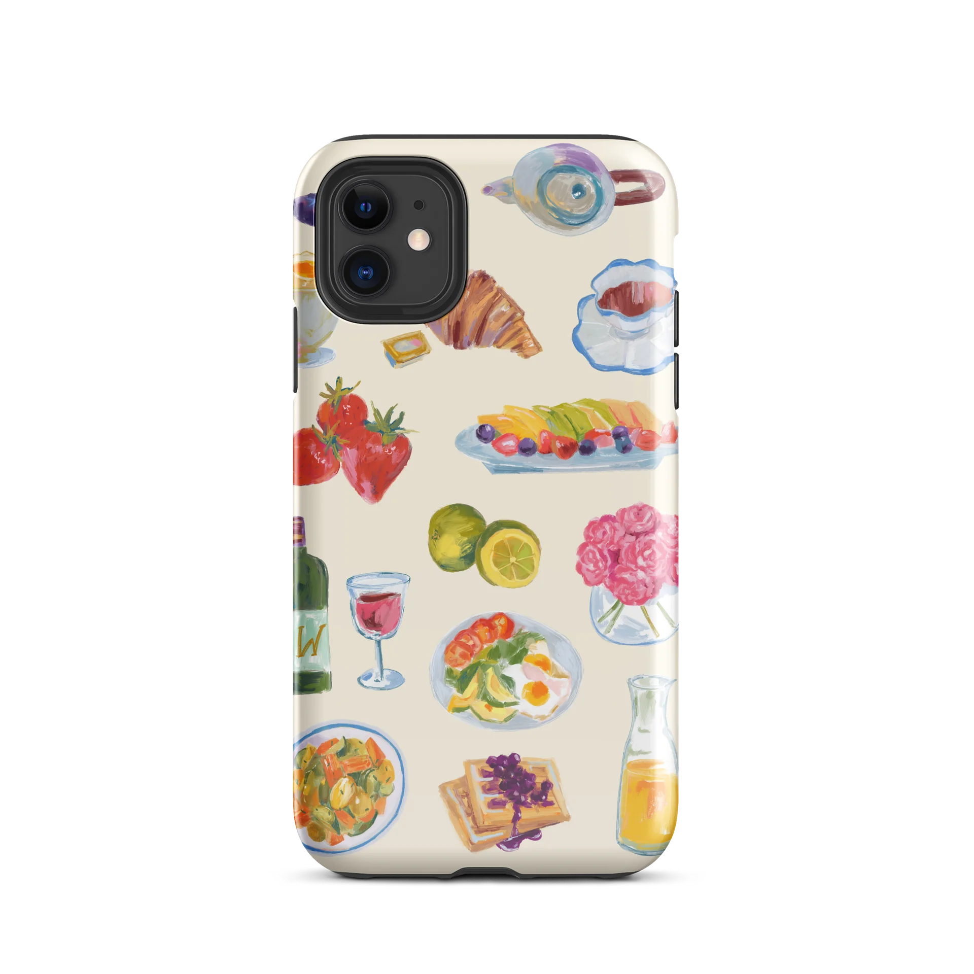 Mixed Food Drinks Colorful Graphic Style Phone Case product image (55)