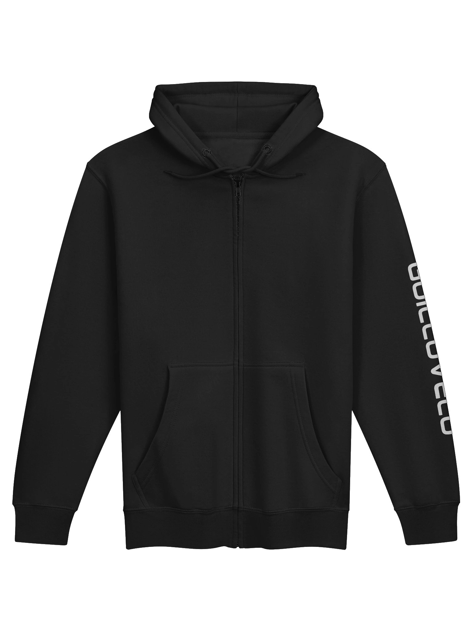 GUILLOVELO BLACK MIDNIGHT COMFORT ZIP HOODIE product image (3)