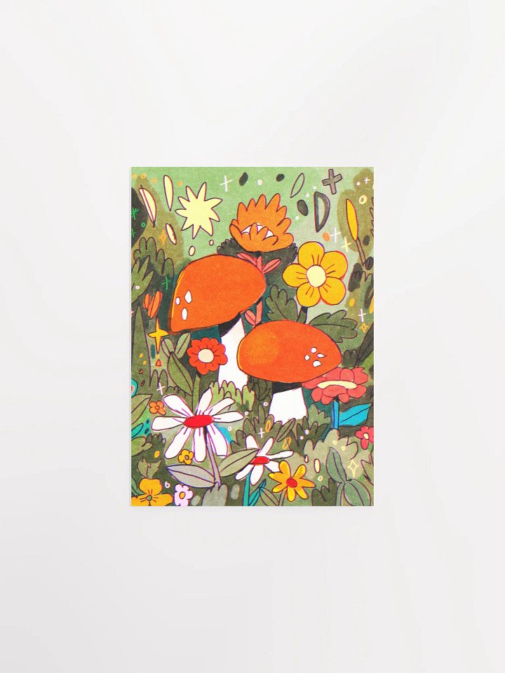 Mushroom Land Print product image (2)