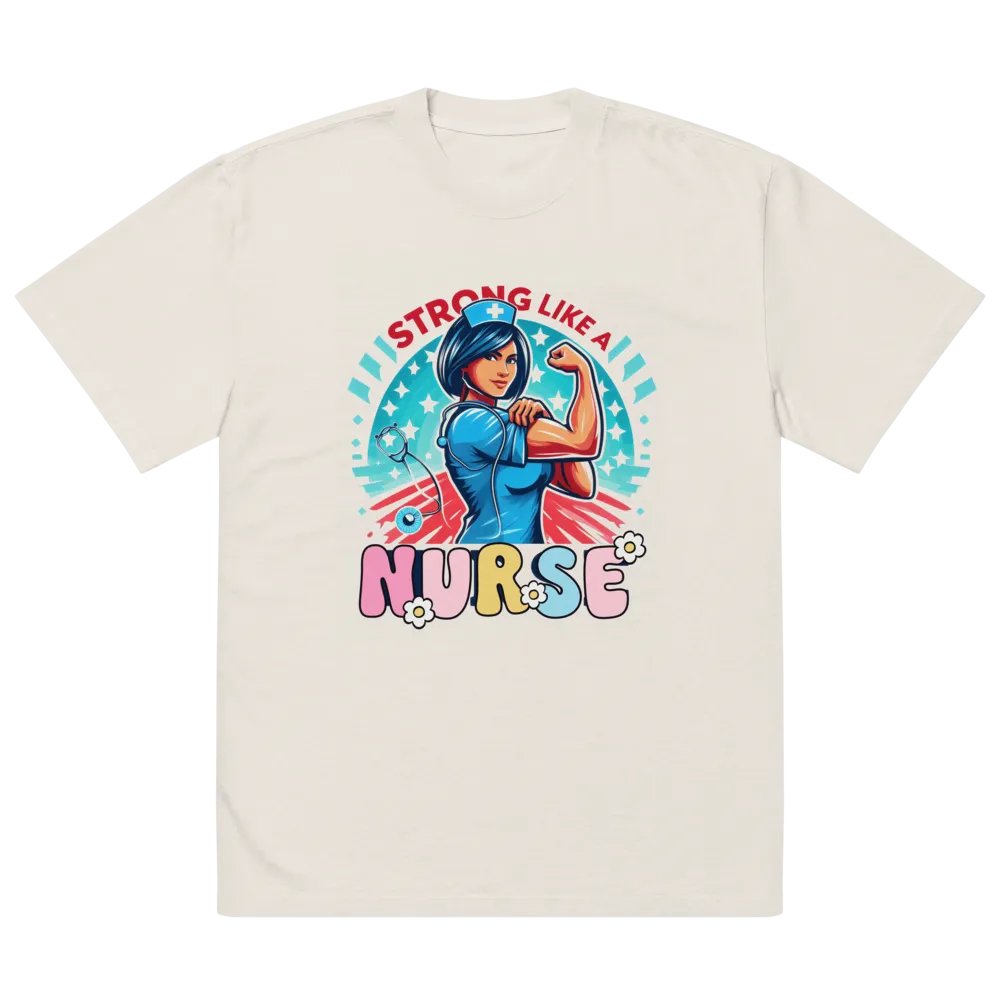 Strong Like a Nurse Oversized Tee product image (31)