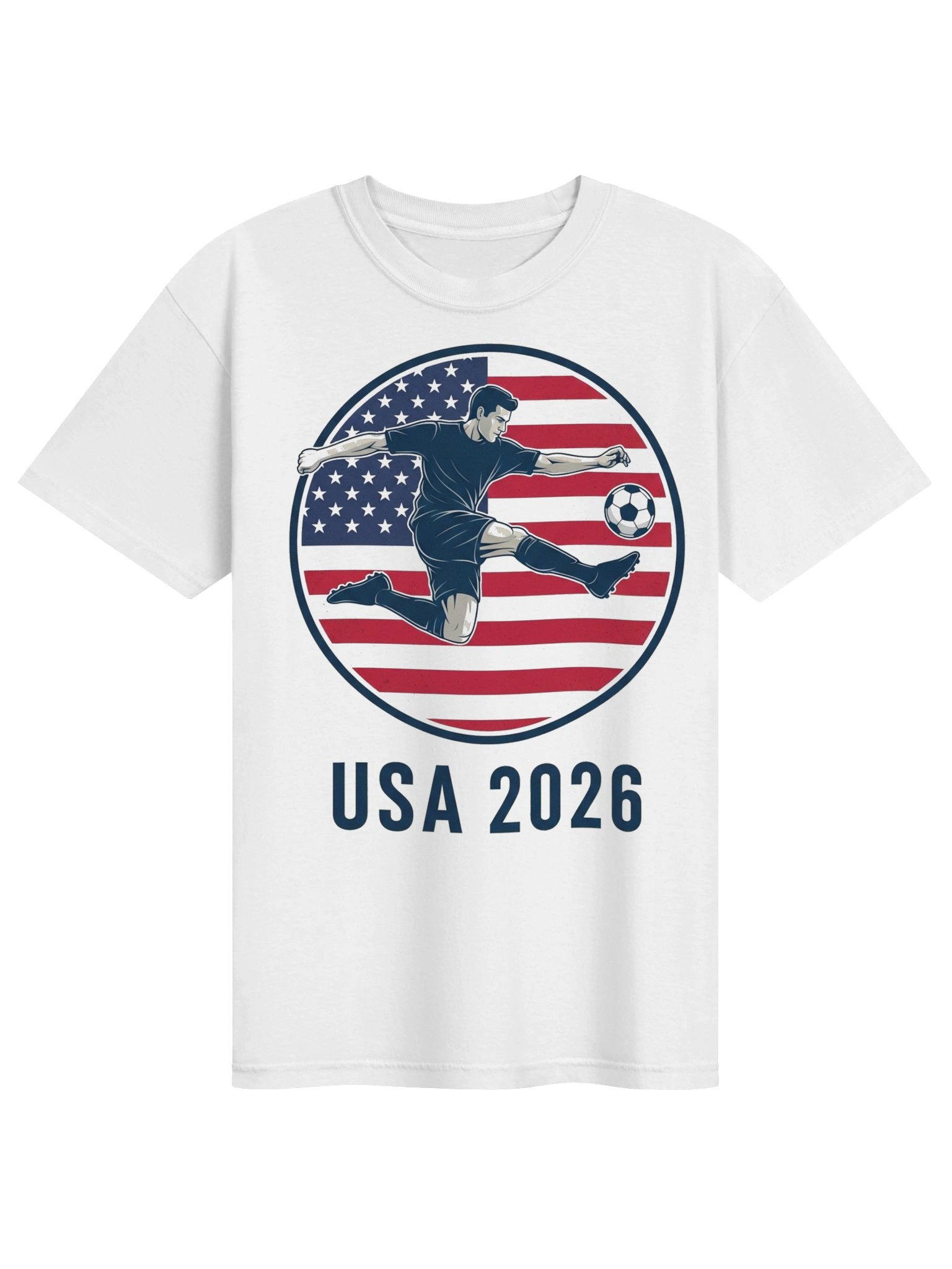 USA 2026 Soccer T-Shirt – American Flag Patriot Graphic Tee product image (5)