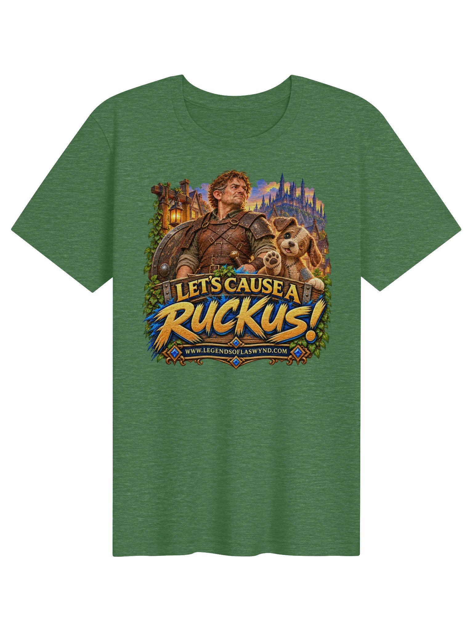 Legends of Laswynd – Let's Cause a Ruckus! T-Shirt product image (4)