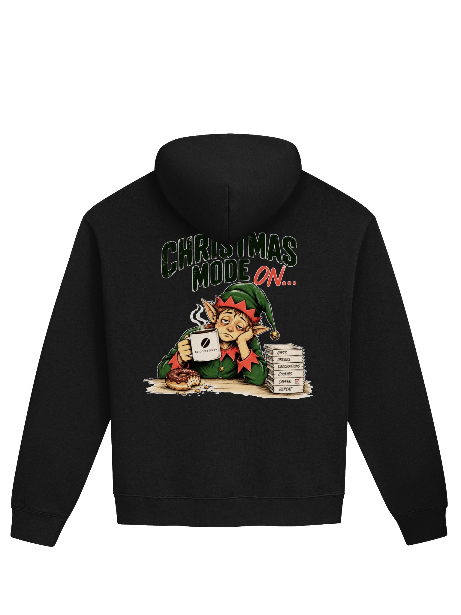 Christmas Mode On – Sleepy Elf Men’s Hoodie product image (11)