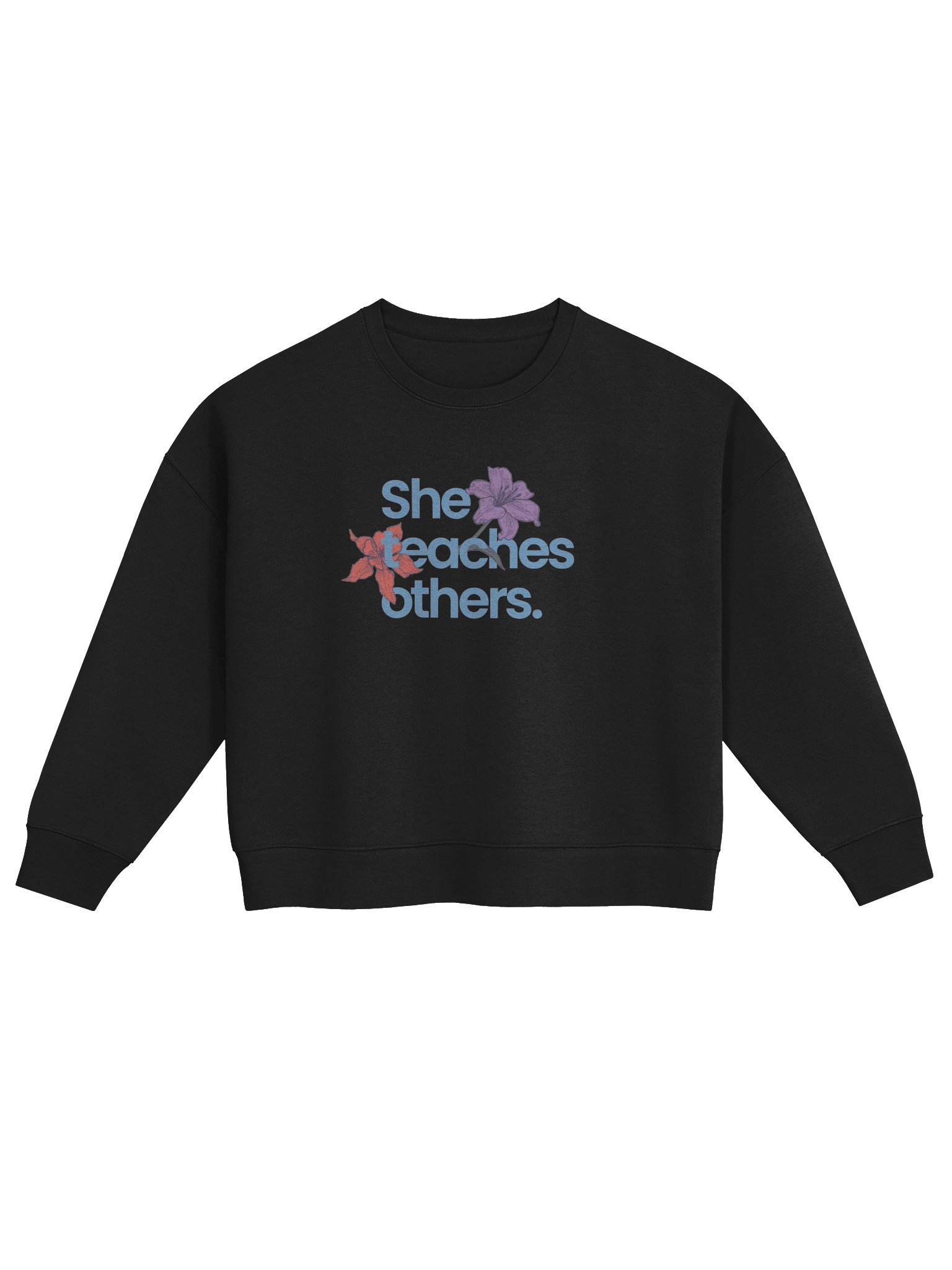 She Teaches Crewneck Sweatshirt product image (3)