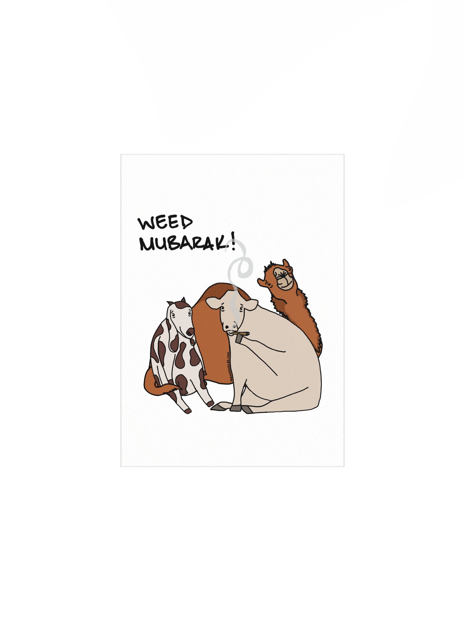 Weed (Eid) Mubarak: Goat, Cow and Camel Poster product image (1)