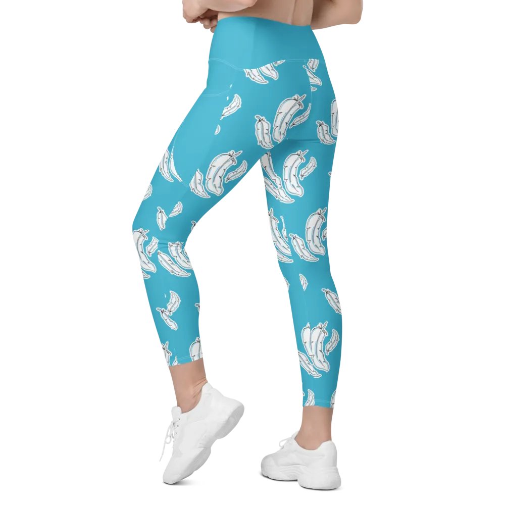 Blue Feather Light Pocket Leggings product image (7)