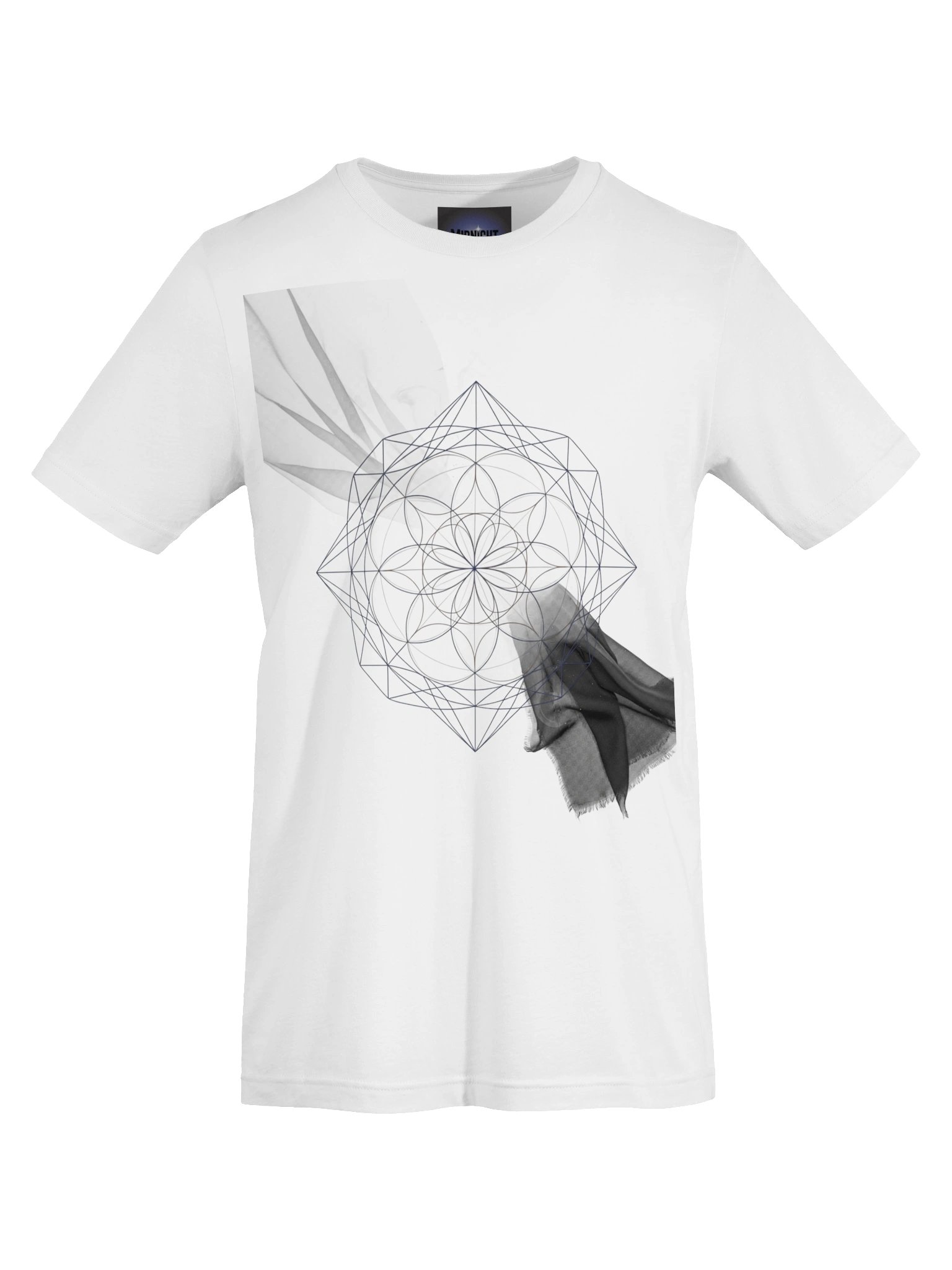 Midnight Veil Sacred Geometry T-Shirt product image (105)