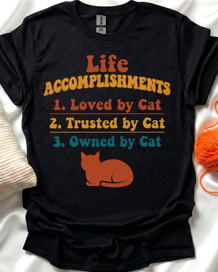 Accomplishments Cat T-Shirt product image (1)