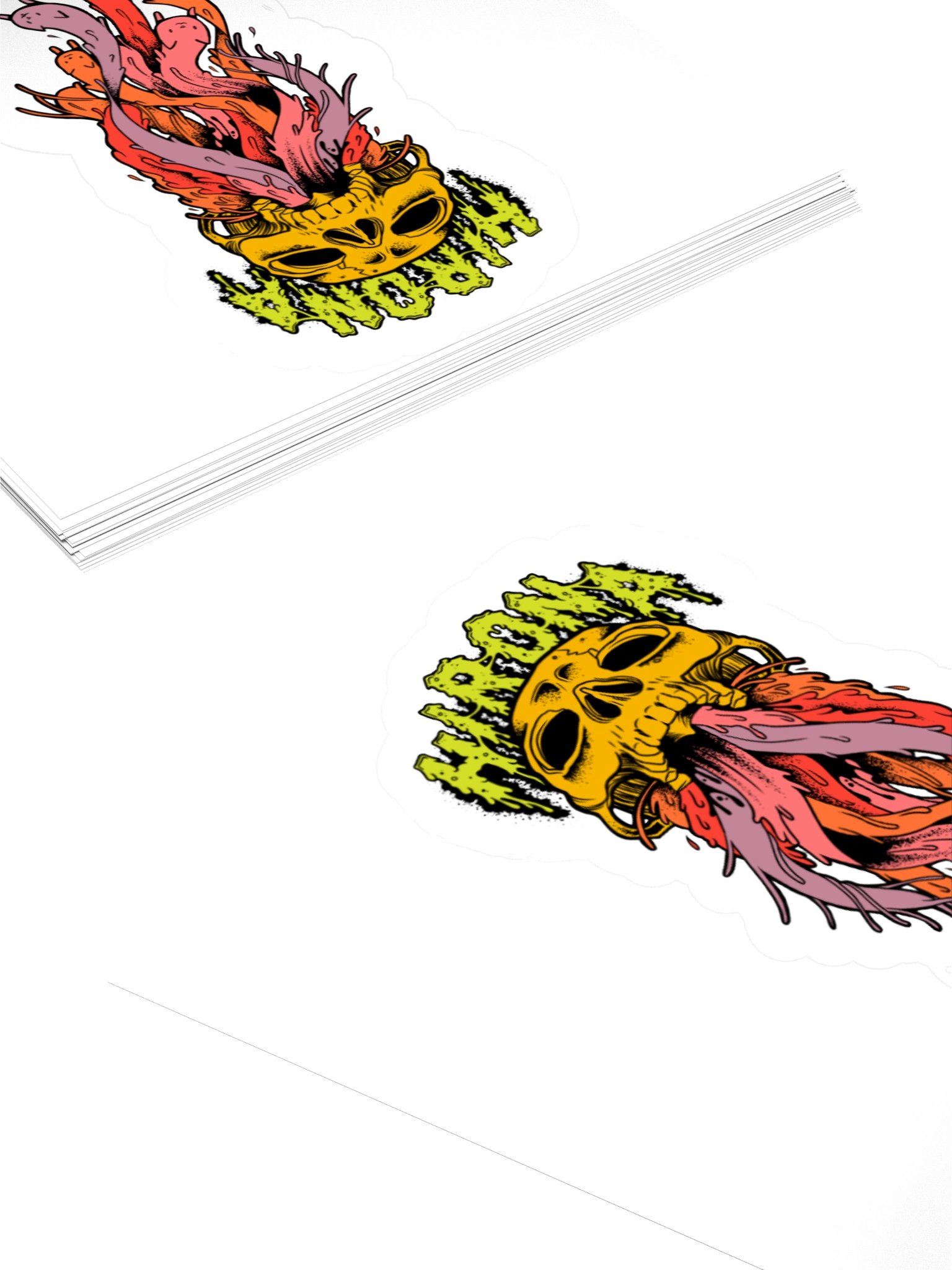 Skull Cat Sticker product image (4)