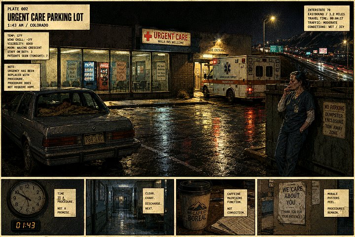 CR-SD-102: TRIAGE ALIGNMENT SERVICE – The Shadow Range - EM Press Graphic Novel + Companion Soundtrack product image (2)