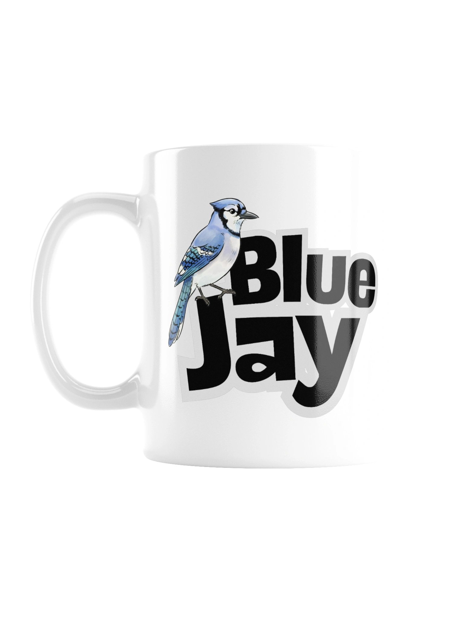 Blue Jay Bird Ceramic Mug – Classic Songbird Coffee Cup & Backyard Birder Gift product image (1)
