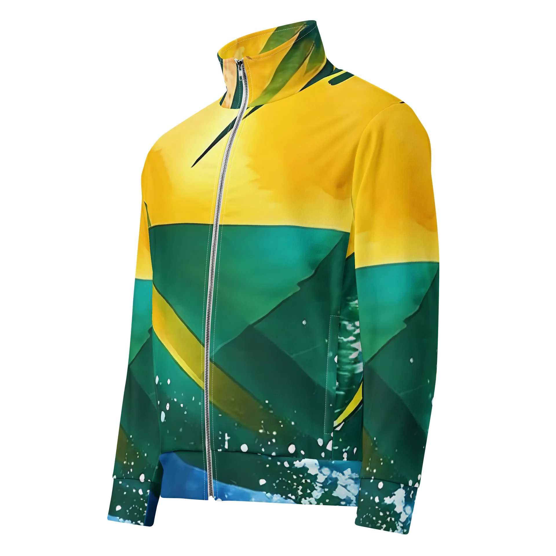 Abstract Diplomat Print - SVG - Caribbean Apples | Unisex Track Jacket product image (1)