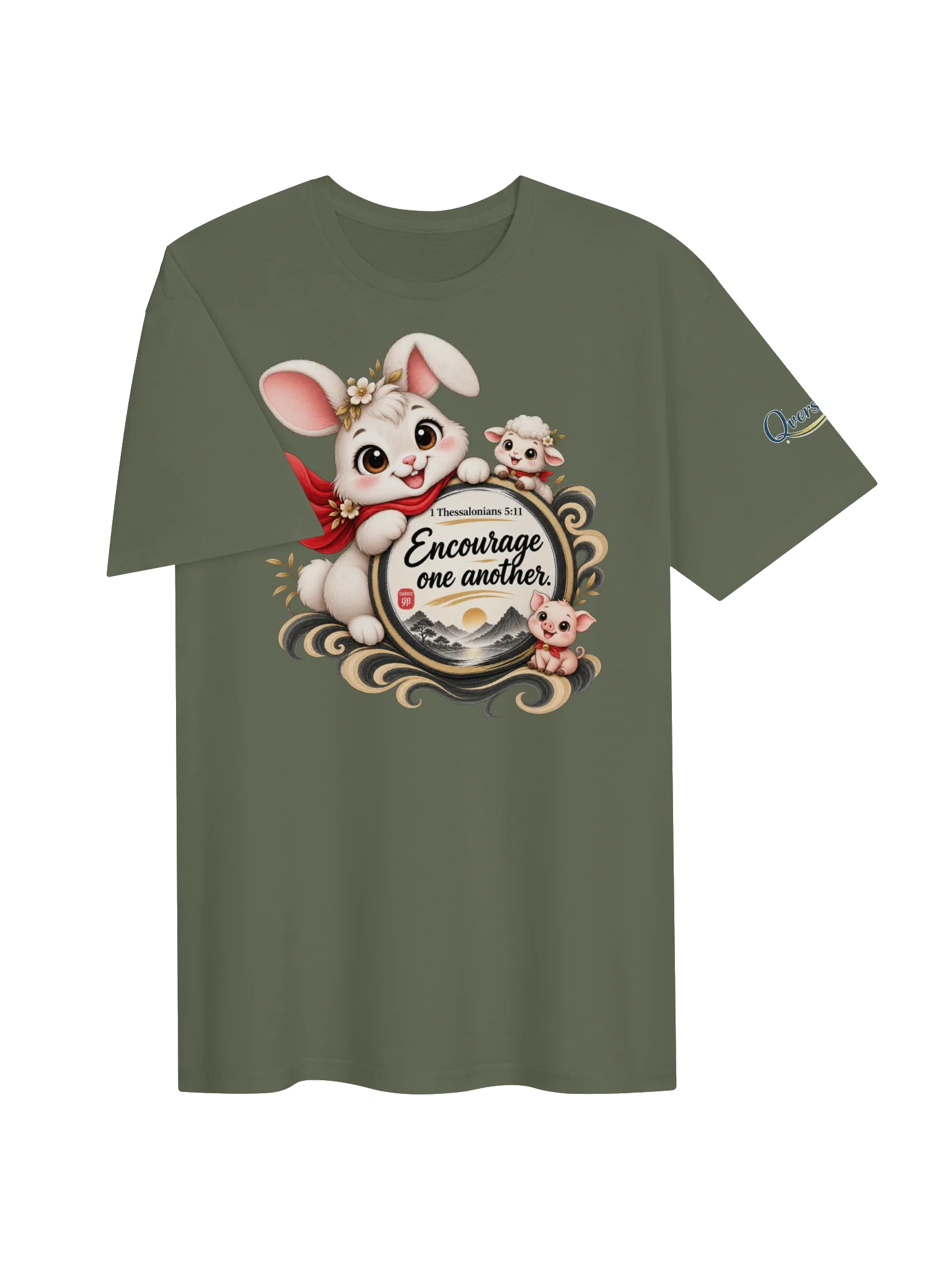 🐰Year of the Rabbit | Chinese Zodiac Trio Unisex T-Shirt product image (73)
