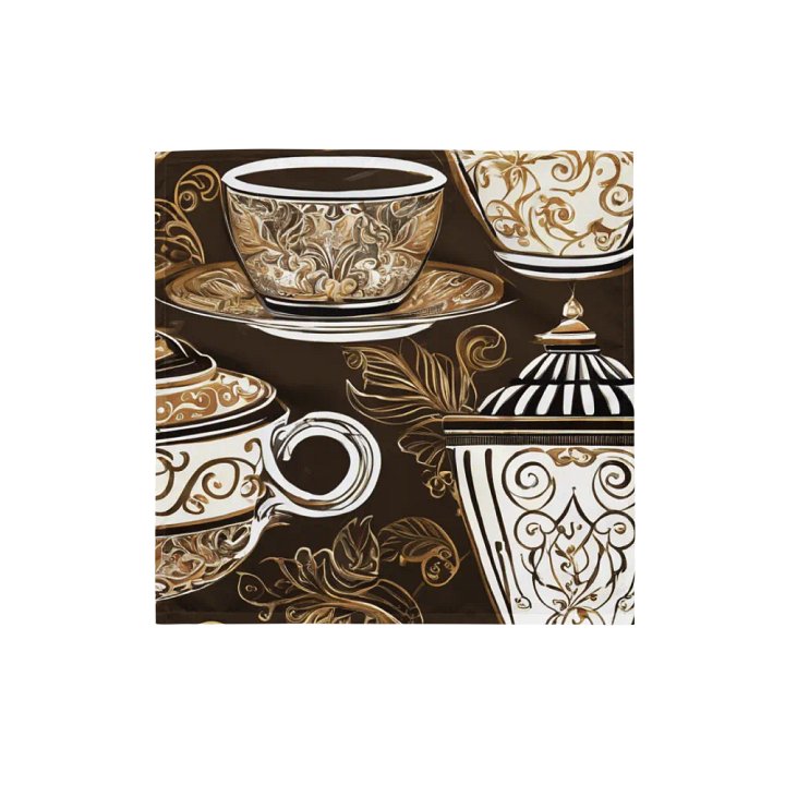 Coffee Cups Elegance Bandana product image (1)