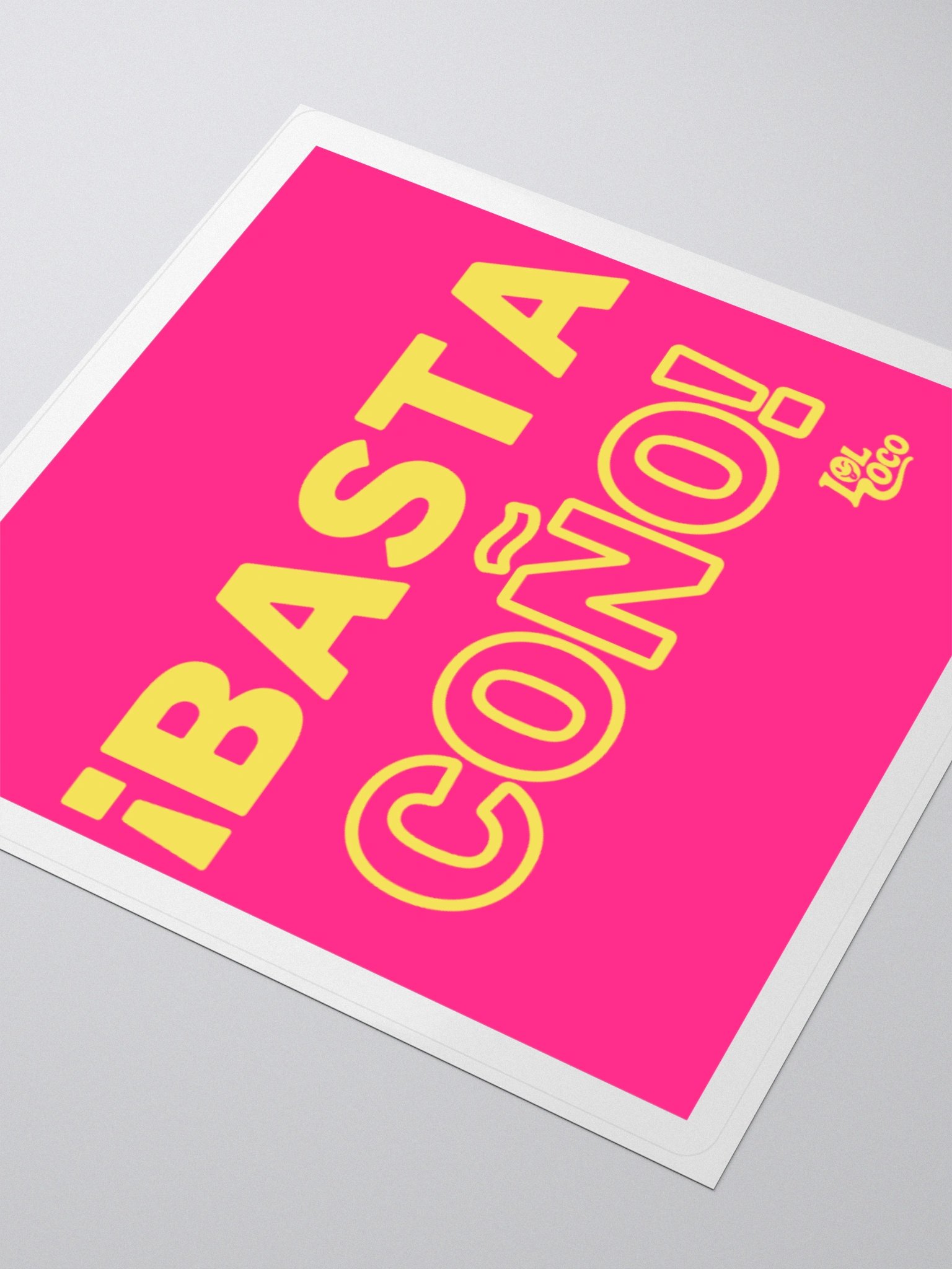 "Basta Coño" Sticky product image (5)