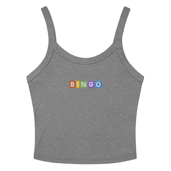 Original Embroidered Bingo Letters Micro-Rib Tank product image (2)
