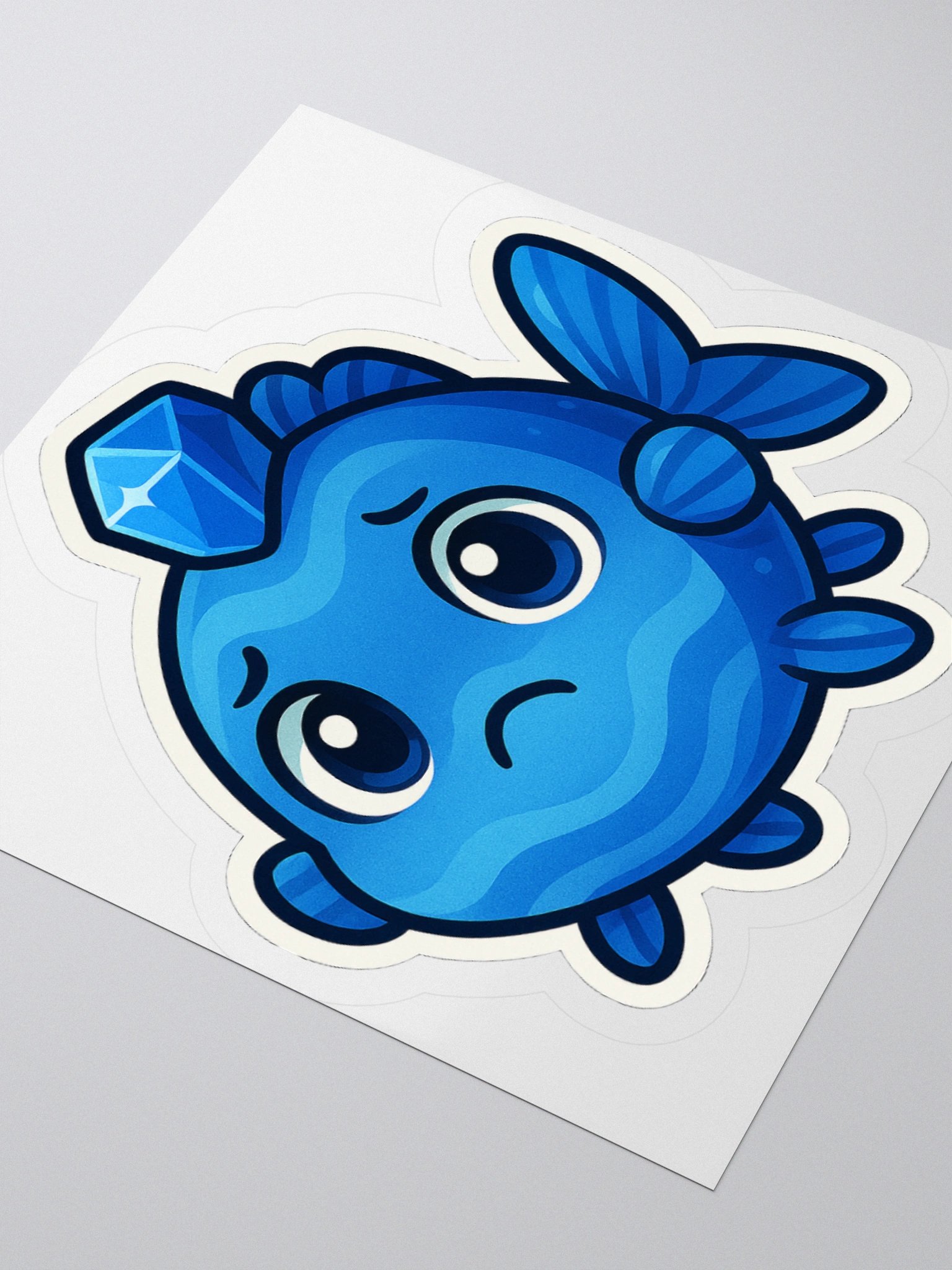 Blue Topaz Fish Sticker product image (6)