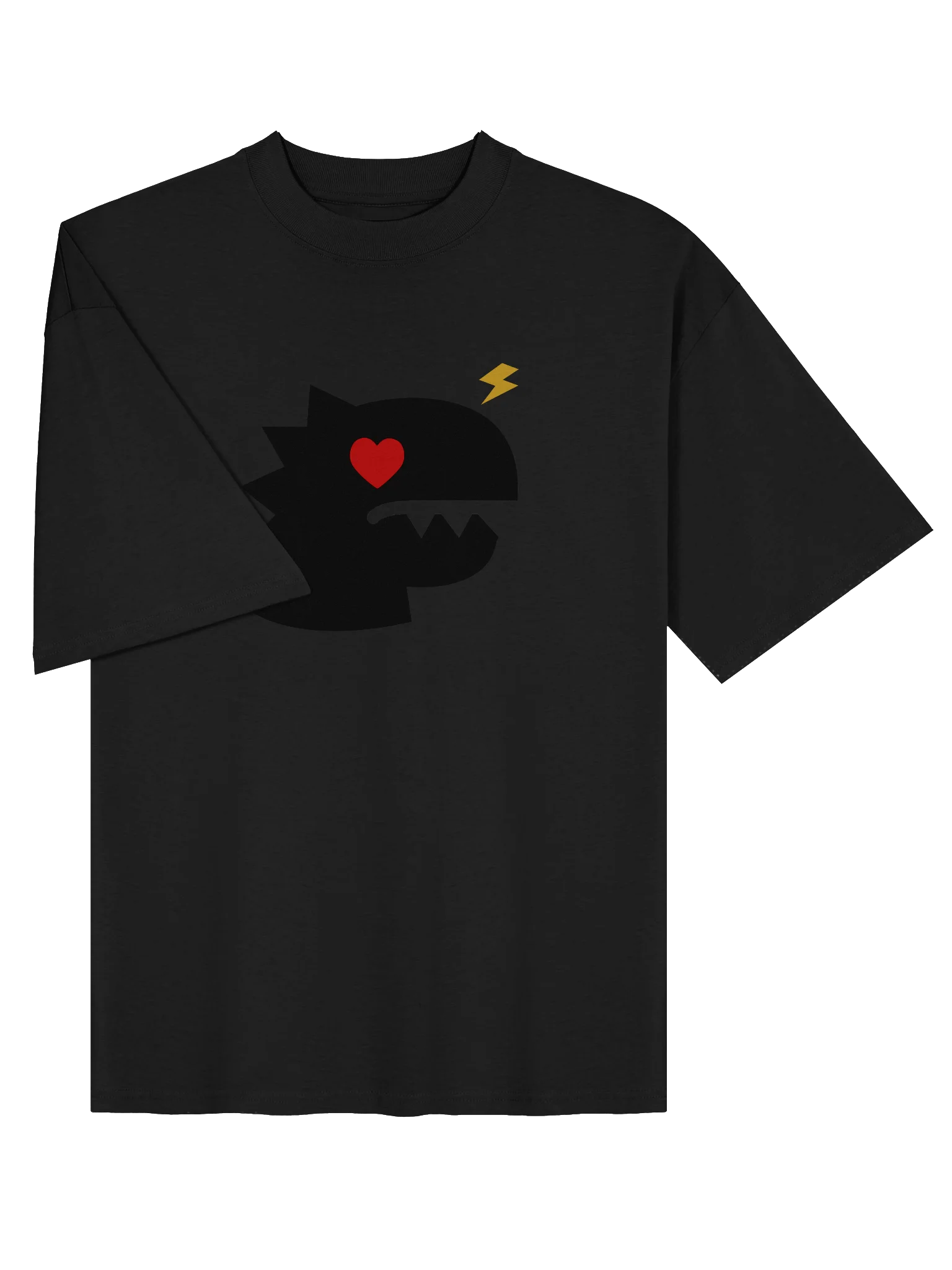 FMB ∣ HEART DINO Oversized Tee Black Edition product image (3)
