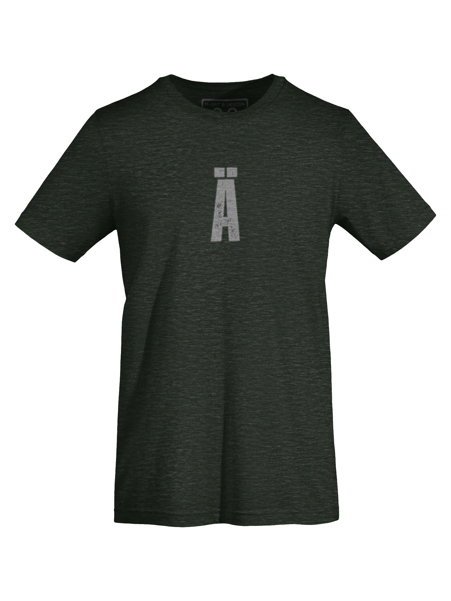 Ä-ttitude Tee – Typography Art Print - M-Art and Design T-Shirt product image (7)