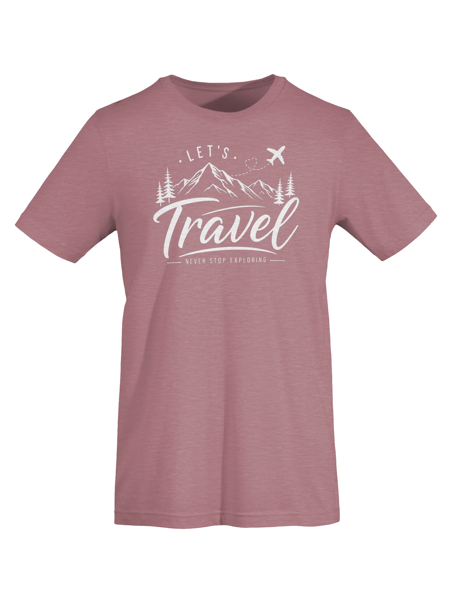 Let’s Travel Never Stop Exploring Tee product image (5)