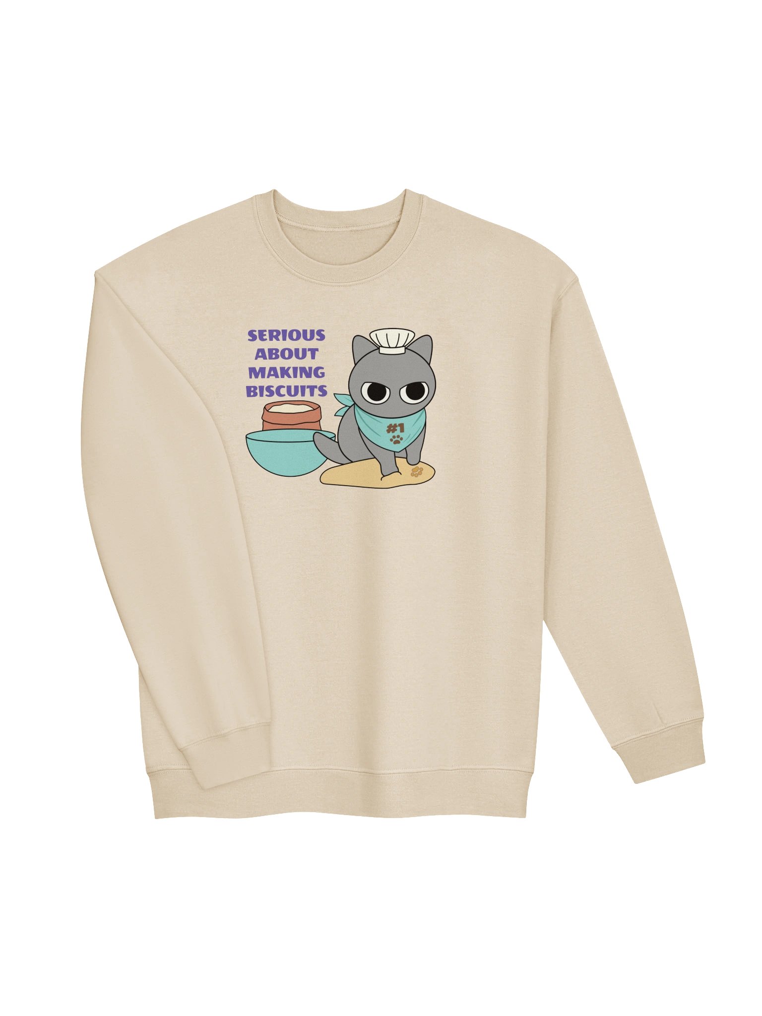 Biscuit Cat - Unisex Adult Sweatshirt product image (2)