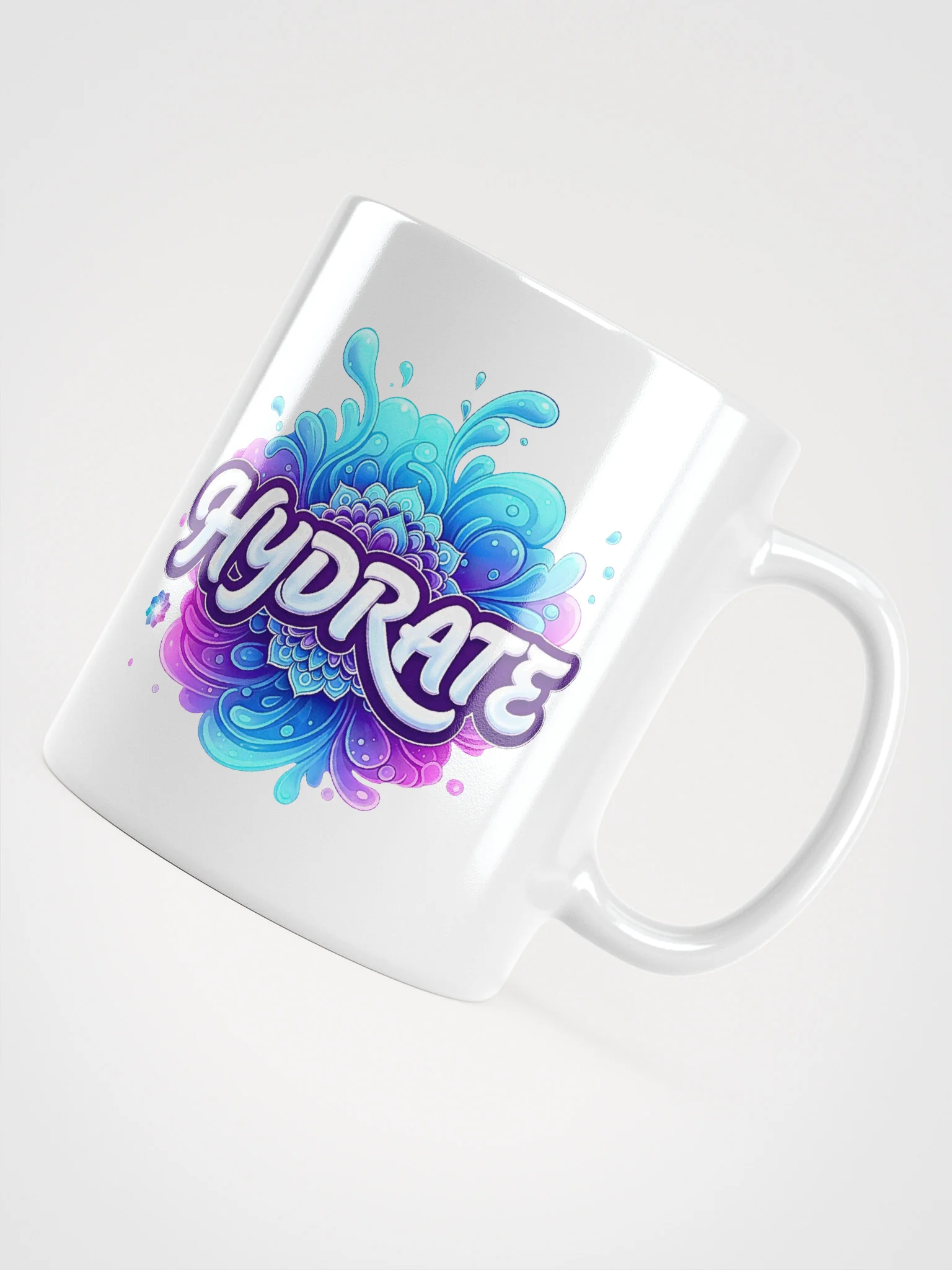 Hydrate Splash White Mug product image (4)