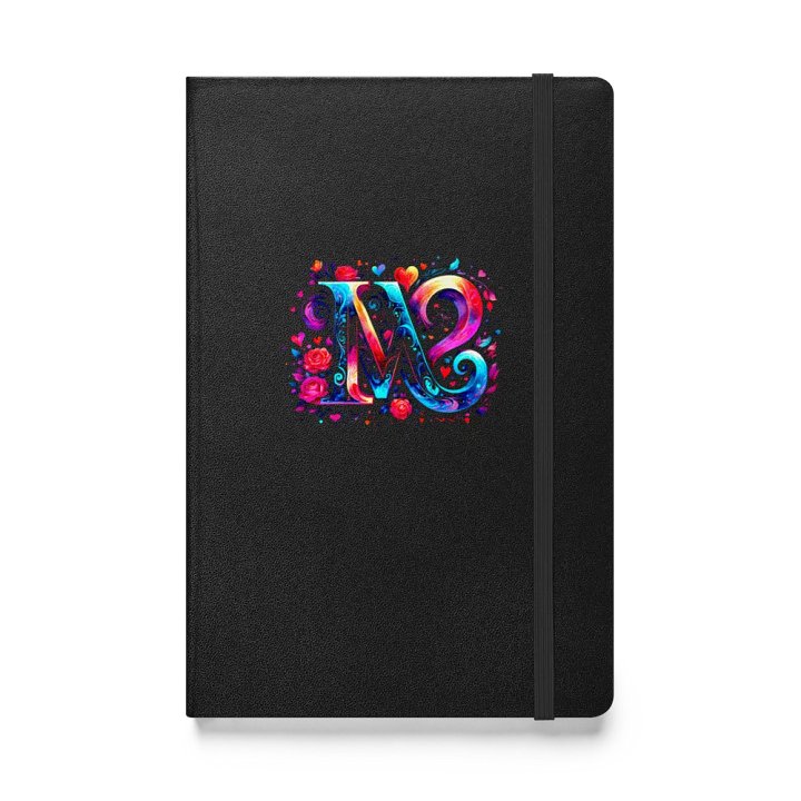 Valentine’s Monogram Letter M(4) Black Journal product image (1)