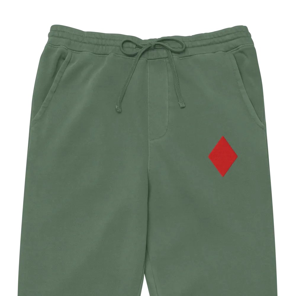 Suited Up Sweatsuit Joggers: Diamonds (Red) product image (2)