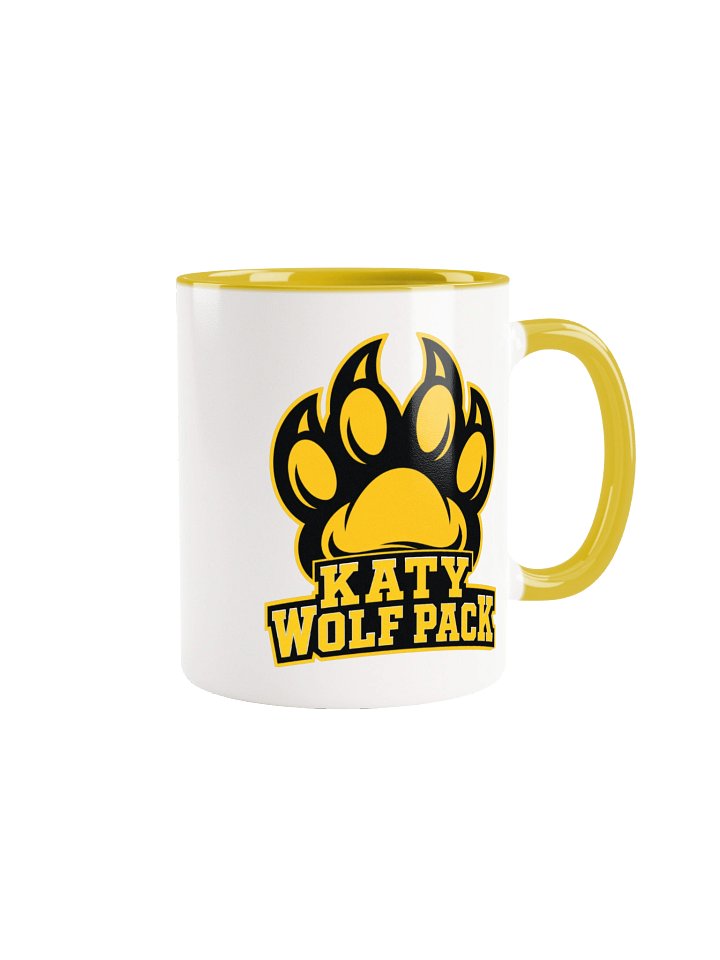 Katy Wolf Pack Yellow & Black KWP Paw Mug product image (11)