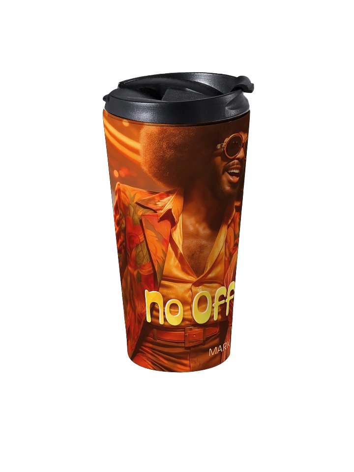 "No Off Switch" Stainless Steel Travel Mug by Mark Johan product image (2)