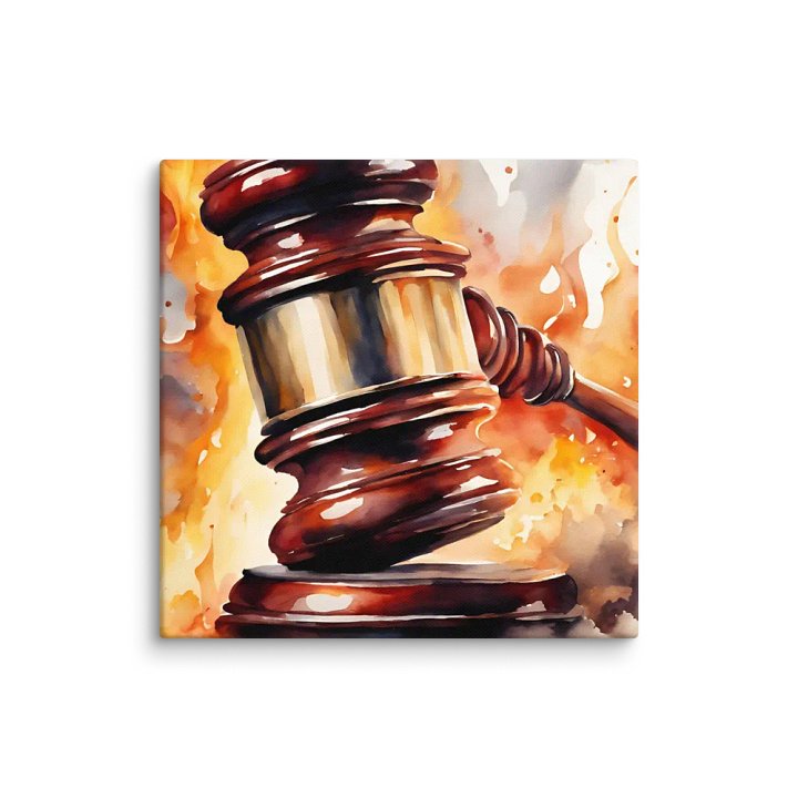 Flaming Justice Canvas product image (2)