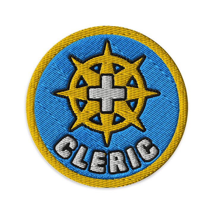 Battle Baubles Cleric Class Embroidered Patch product image (1)