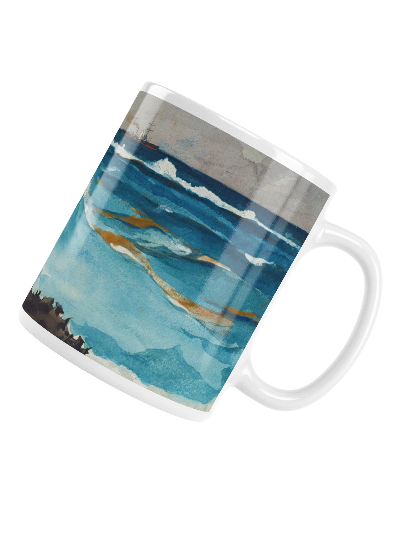 Shore and Surf, Nassau (Winslow Homer) Mug product image (7)