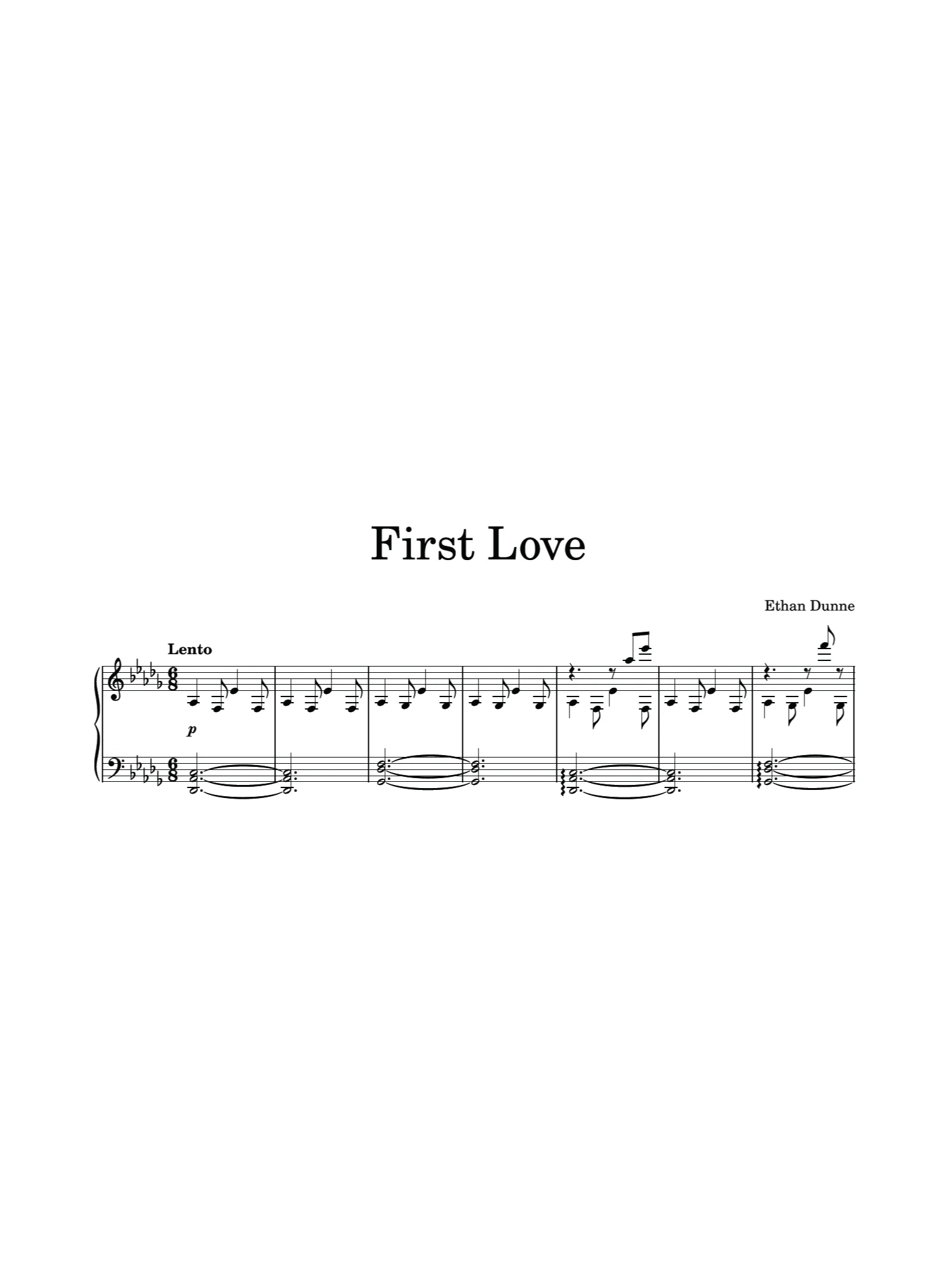 First Love product image (1)