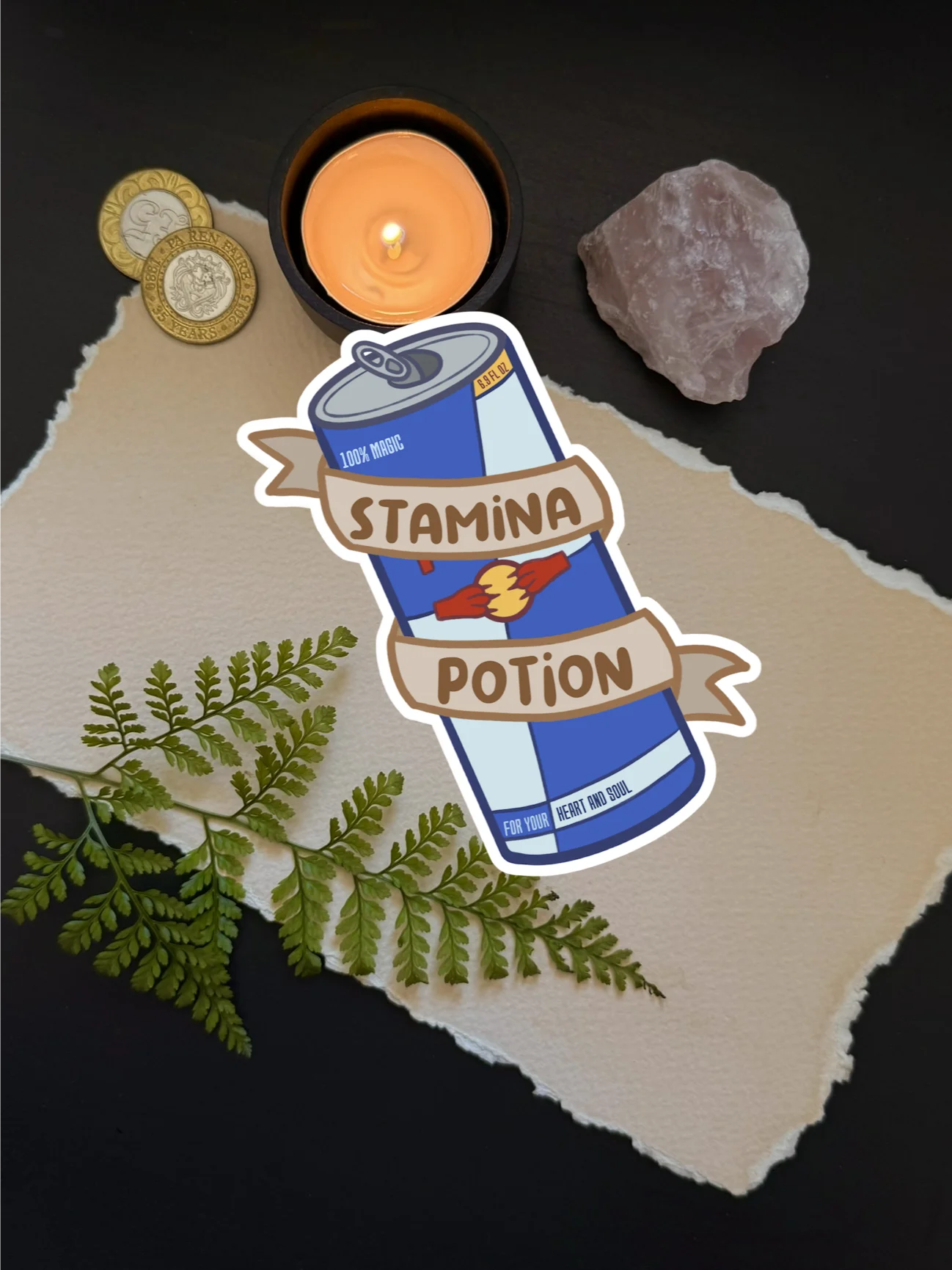 Red Dog Stamina Potion - 2.75" Sticker product image (1)